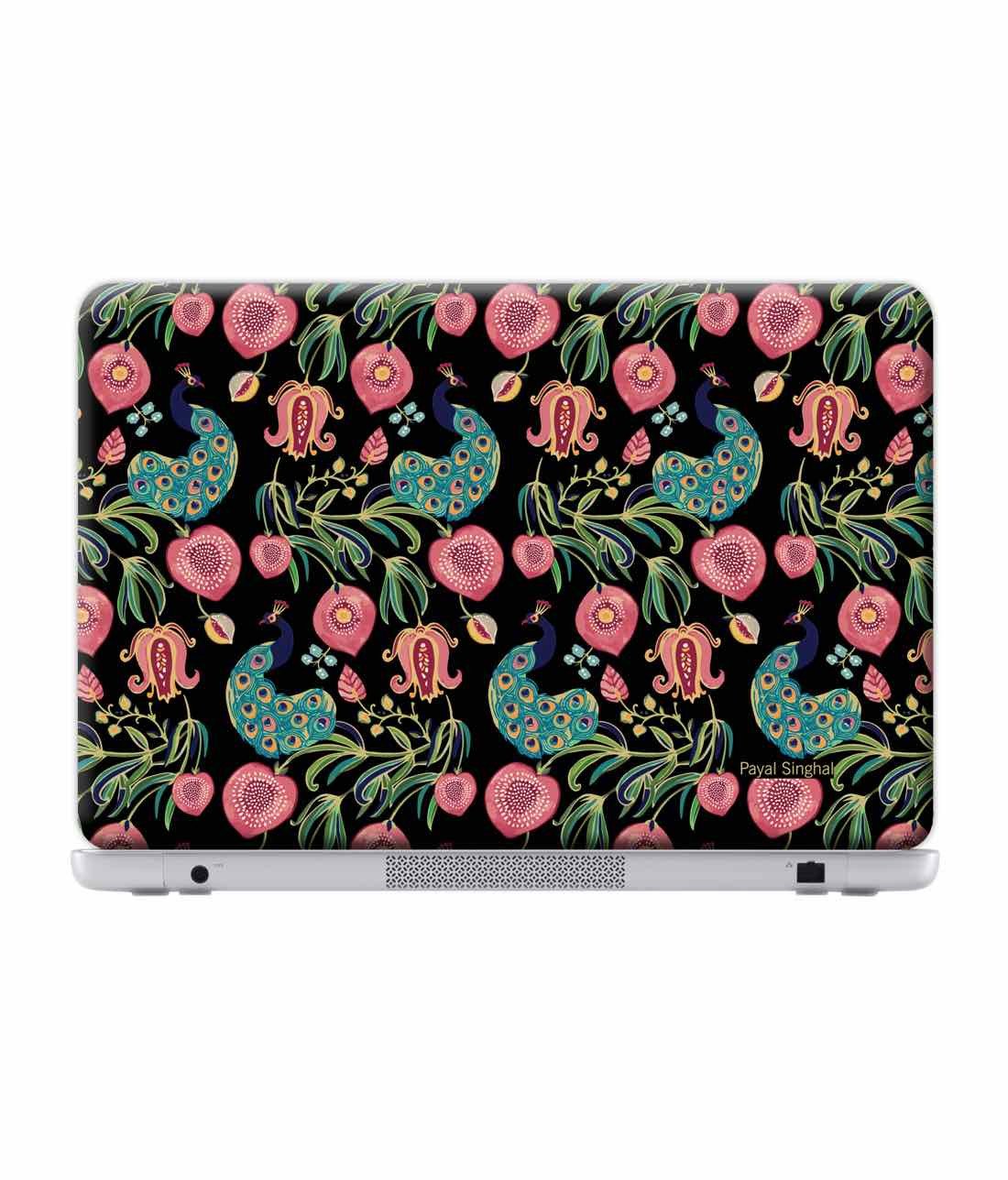 Payal Singhal Anaar and Mor Black - Skins for Dell Dell XPS 13Z Laptops By Sleeky India, Laptop skins, laptop wraps, surface pro skins